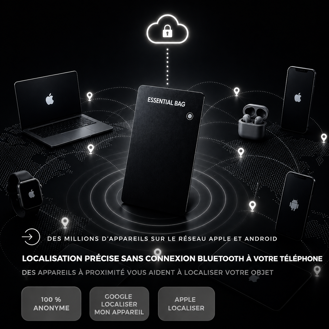 Carte Tracker 3.0 Apple et Android